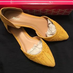 Yellow Dor’say Raffia Flats size 8.5